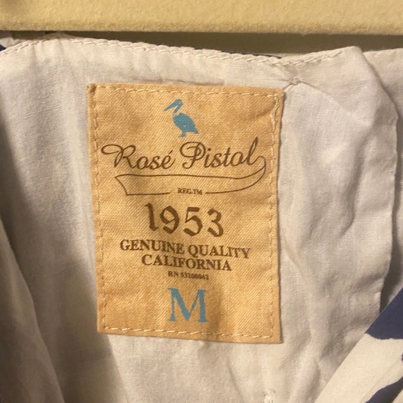 Blue and White Patterned Mini  Dress - Picture 5 of 7